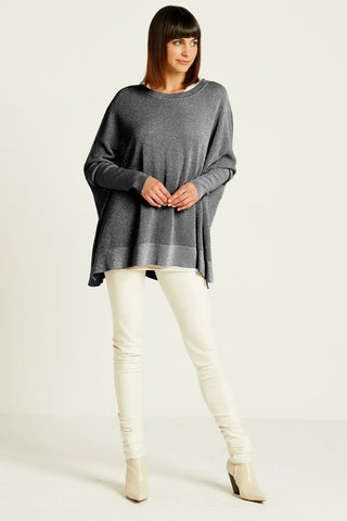 Planet Pima Cotton Metallic Seed Stitch Sweater