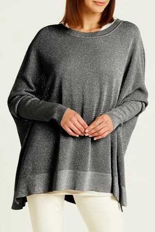 Planet Pima Cotton Metallic Seed Stitch Sweater