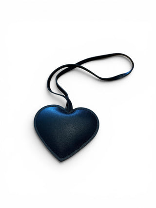 Leather Heart Boatkin Bag Charm