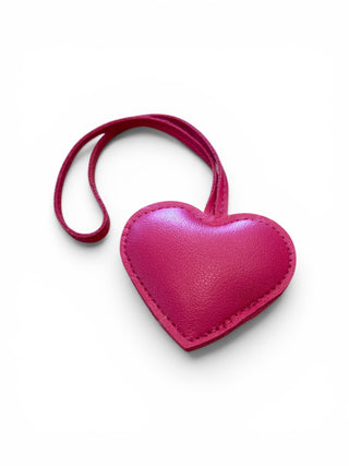 Leather Heart Boatkin Bag Charm