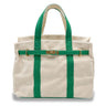 Natural + Green Straps