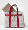 Beige/Red
