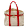 Beige/Red