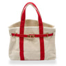 Natural + Red Straps