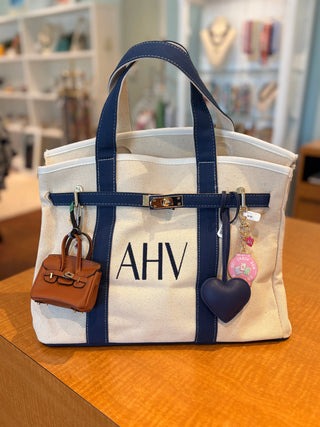 Boatkin Bag - Contrasting Straps or Solid Canvas Planters Exchange