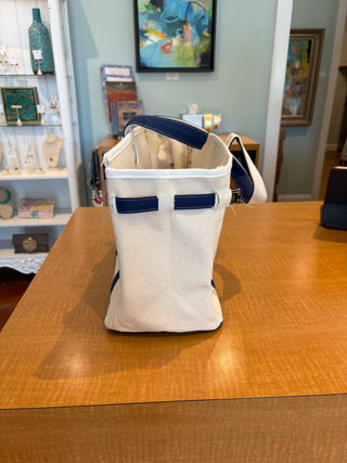 The Boatkin Bag — Structured Canvas Tote with Gold Lock