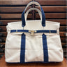 Natural White/Blue