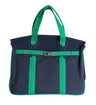 Navy+Green Straps