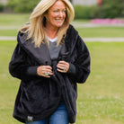 Pretty Rugged Women's Sweaters Black / One size Pretty Rugged TS Luxe Cardigan