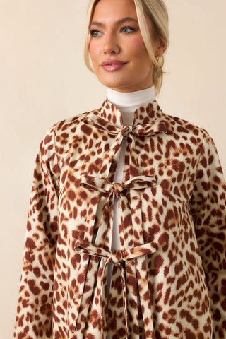 Prosperina Sheridan Bow Coat