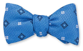 R. Hanauer Men's Bowtie Blue R Hanuer Cobalt Joro Medallions Bowtie