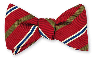 R. Hanauer Men's Bowtie Cardinal R Hanauer Cardinal Winston Stripe Bow Tie 5313