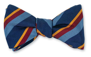 R. Hanauer Men's Bowtie Navy/Blue R Hanauer Navy/Blue Bruton Stripes Bow Tie B5555