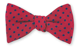 R Hanauer Red/Blue University Dot B2382