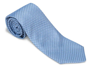 R Hanauer Light Blue Pendleton Neats Necktie
