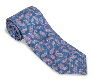 R. Hanauer Men's Necktie Navy R Hanauer Alfred Pine Necktie