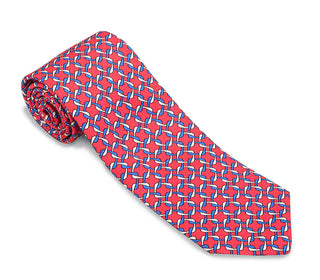R HanauerCoral Diamond Links Necktie
