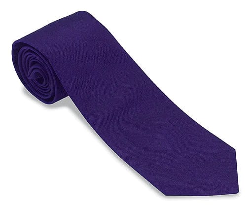R. Hanauer Men's Necktie Purple R Hanauer Solid Purple Necktie