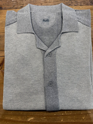 Raffi Short Sleeve Full Button Front Polo