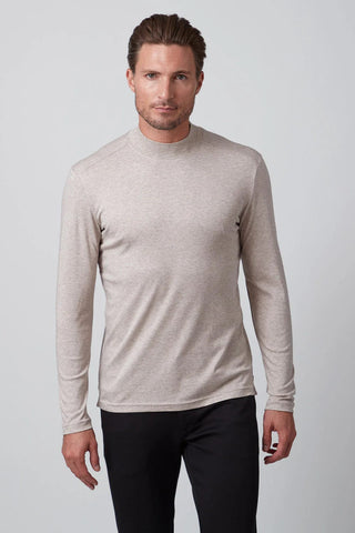 Raffi - Aqua Cotton Mock Neck