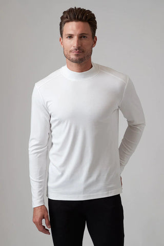 Raffi - Aqua Cotton Mock Neck