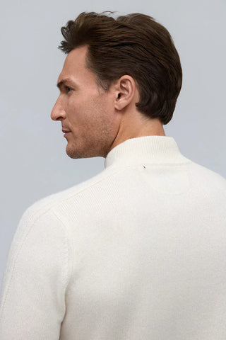 Raffi - 1/4 Zip Cashmere Mock Pullover