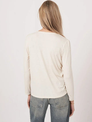 Repeat Cashmere Women's Shirts & Tops Repeat Basic Long-Sleeved Top