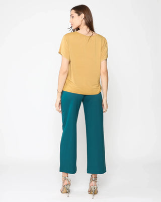 Ripley Rader Ponte Knit Straight Leg Pant Cropped