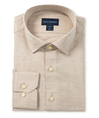 Scott Barber Men's Shirts Camel / Medium Scott Barber Men's Heathered Solid Shirt