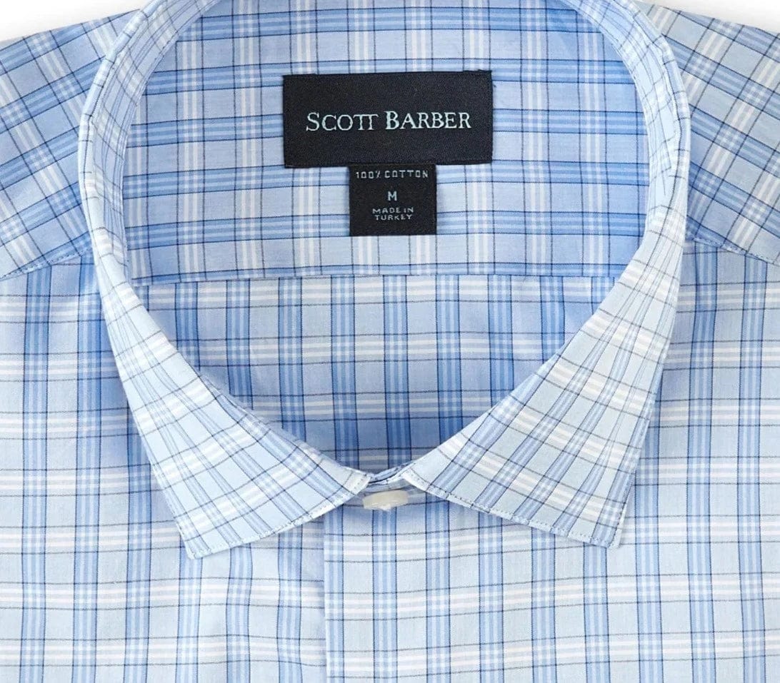 Scott Barber Men's Shirts Scott Barber Cotton Check Shirt