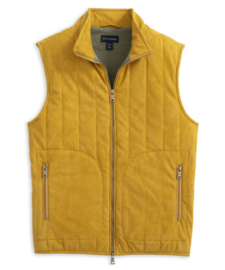 Scott Barber Men's Vest Saddle / Medium Scott Barber Suede Uffer Vest