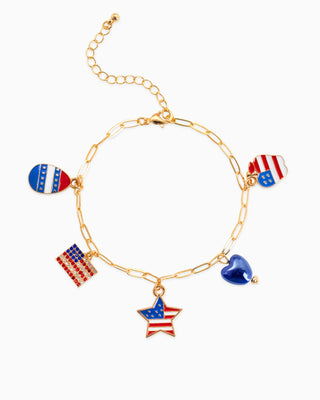 American Glory Bag Charm