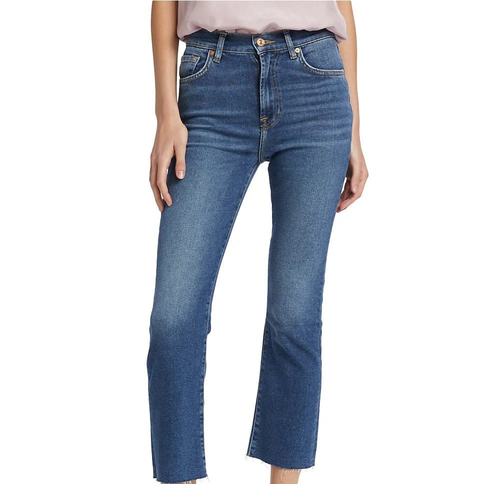 Seven For All Mankind Women's Jean 7 For All Mankind High-Waisted Slim Kick Jeans
