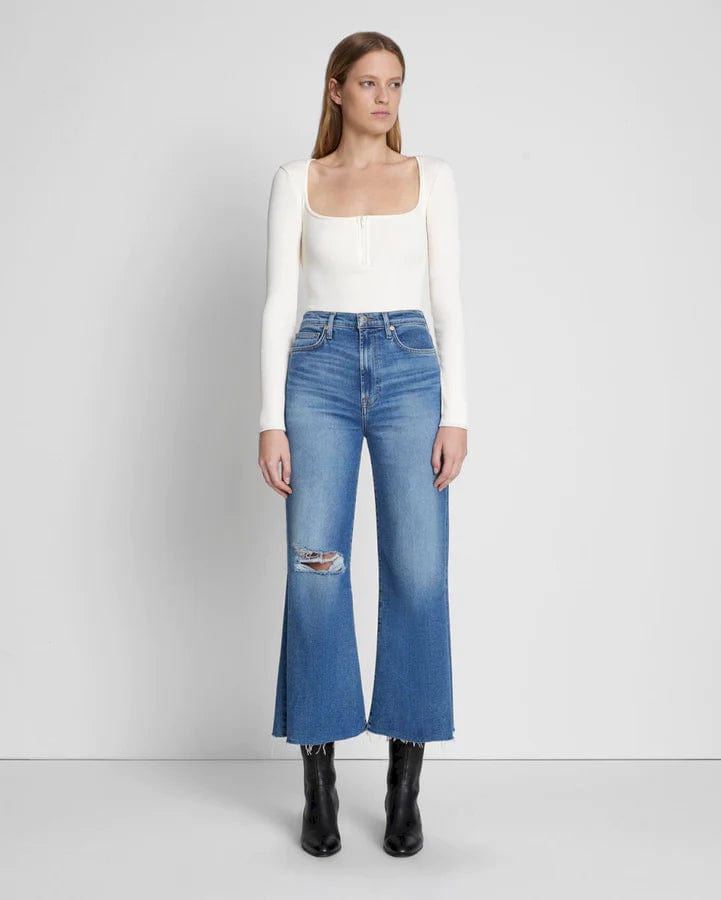 7 For All Mankind Ultra High Rise Cropped Jo Jeans Planters Exchange