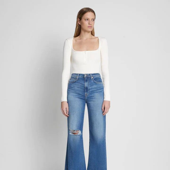 Seven For All Mankind Women's Jean Lyme / 24 7 For All Mankind Ultra High Rise Cropped Jo Jeans
