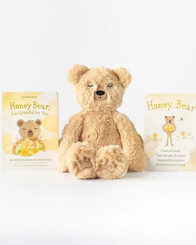 Slumberkins Baby + Kids Honey Bear Kin and Lesson Book