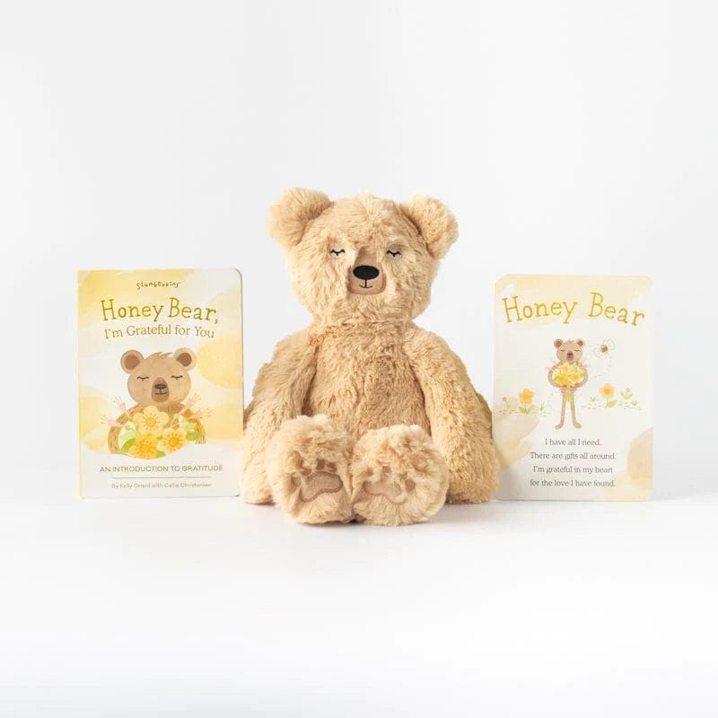 Slumberkins Baby + Kids Honey Bear Kin and Lesson Book