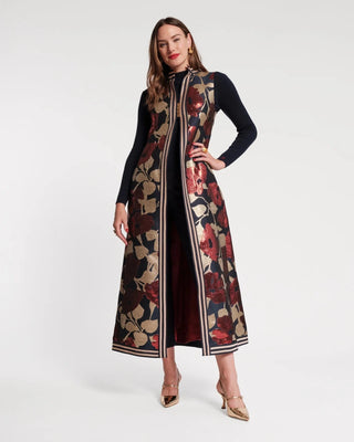 Frances Valentine Susie Jacket Floating Floral Jacquard