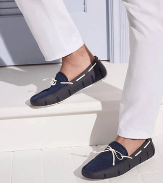 Swims Men's Shoes swims Braided Lace Loafer - Navy