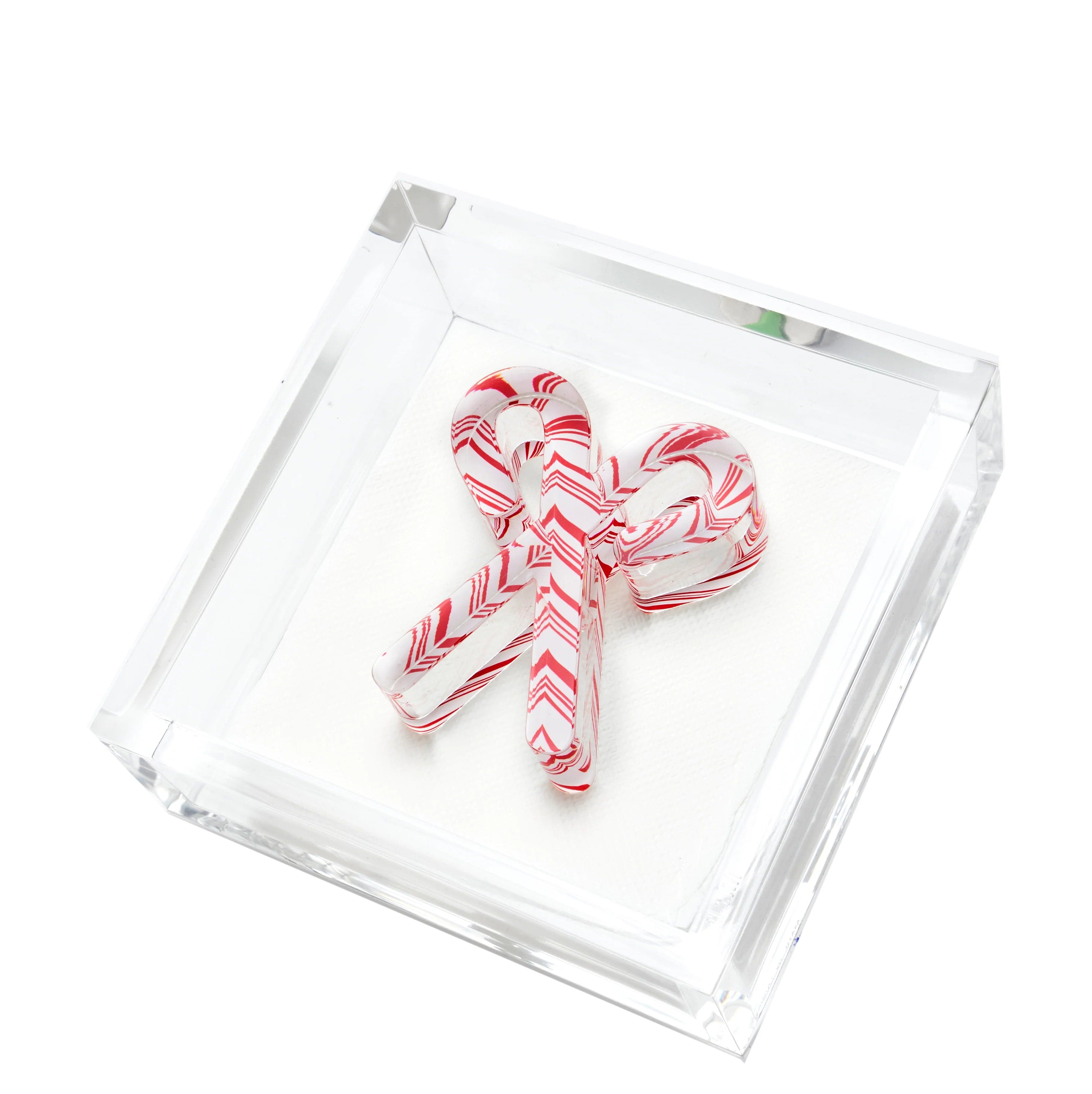 Tara Wilson Designs Home Decor Candy Canes Cocktail Napkin Holders/ Weight
