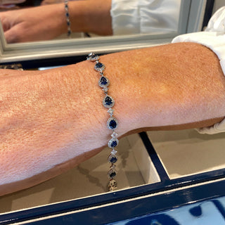 True Love Bracelets 18k Sapphire/Diamond Bracelet