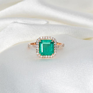 2.34ct Emerald and Diamond Ring