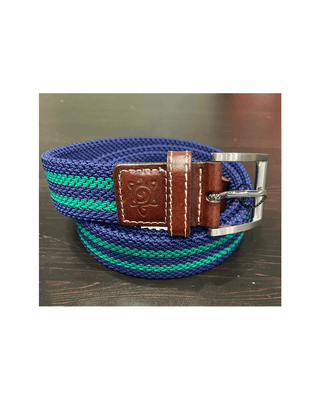 PMD-46 Blue & Green Braided Belt