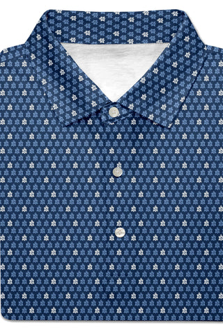 Turtleson Ridley Polo - Navy/Luxe Blue