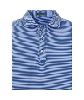 Turtleson Men's Polos Turtleson Carter Stripe Men's Polo Shirt - Marine