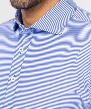 Turtleson Men's Polos Turtleson Carter Stripe Men's Polo Shirt - Marine