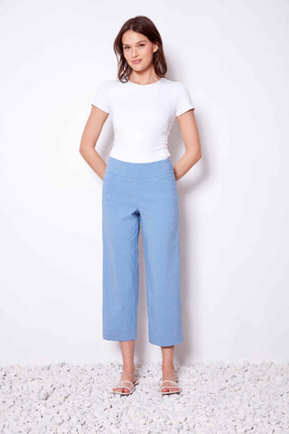UP! Women's Pants UP Linen Effect Techno Cropped Pant