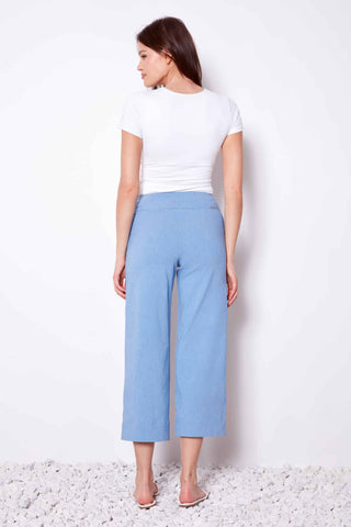UP! Women's Pants UP Linen Effect Techno Cropped Pant