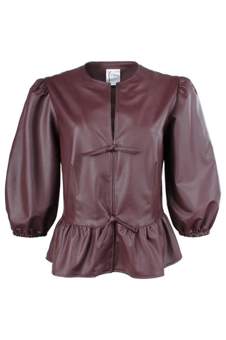 Finley Luna Vegan Leather Tie Top