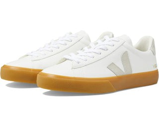 Veja Men's Campo Leather Sneaker Extra White/Natural - Planters Exchange